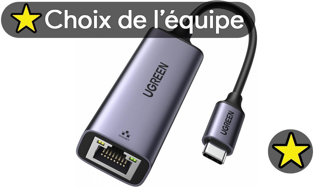 🏆 TOP 3 MEILLEUR ADAPTATEUR USB C ETHERNET 2025