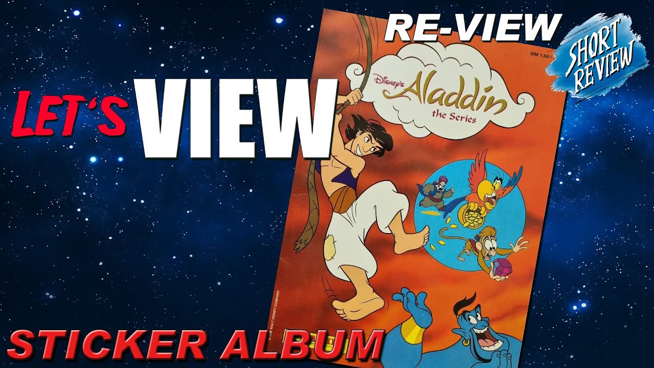 Disney's Aladdin - The Series - LET'S VIEW des Panini Sticker Album - LET'S VIEW #aladdin #disney