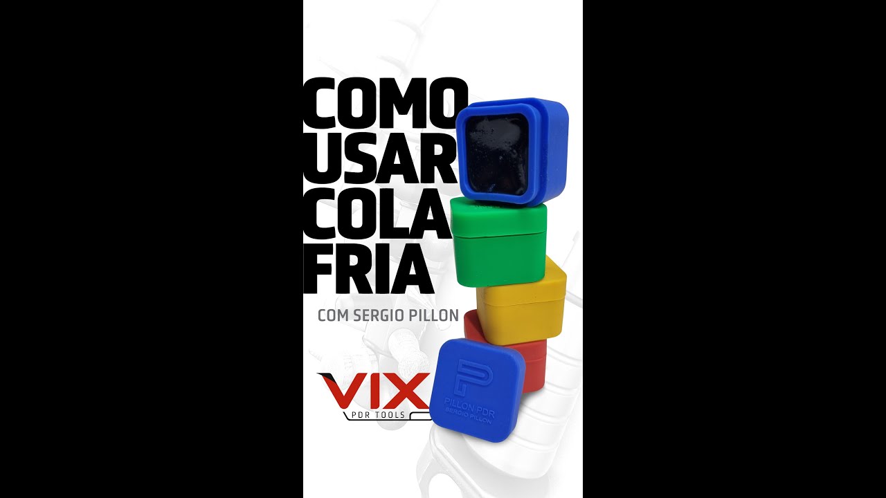 Como usar cola fria para martelinho de ouro com Sergio Pillon, by Vix PDR Tools