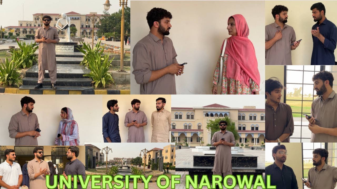 UNIVERSITY OF NAROWAL VLOG | Students review about university | Rana Abdullah vlogs | 245 vlog|