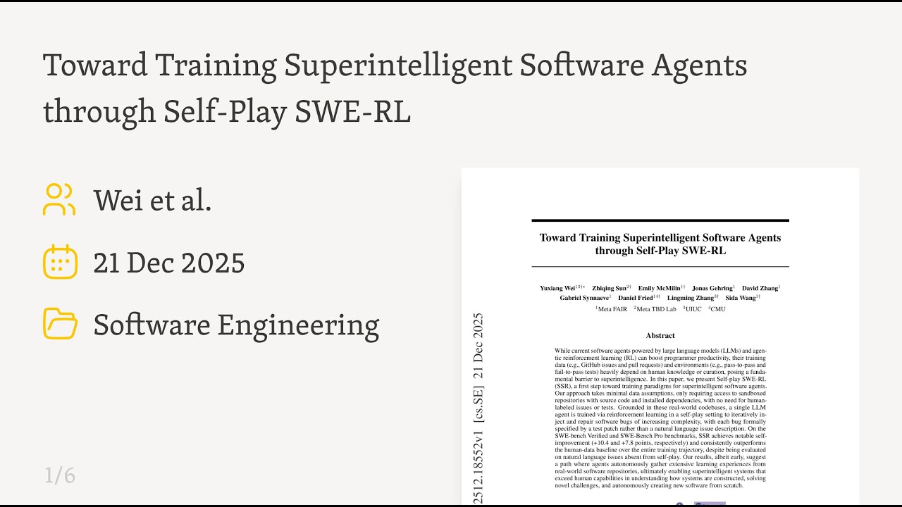 Beyond Human Limits: The Self-Play Revolution in AI Coding (2512.18552)