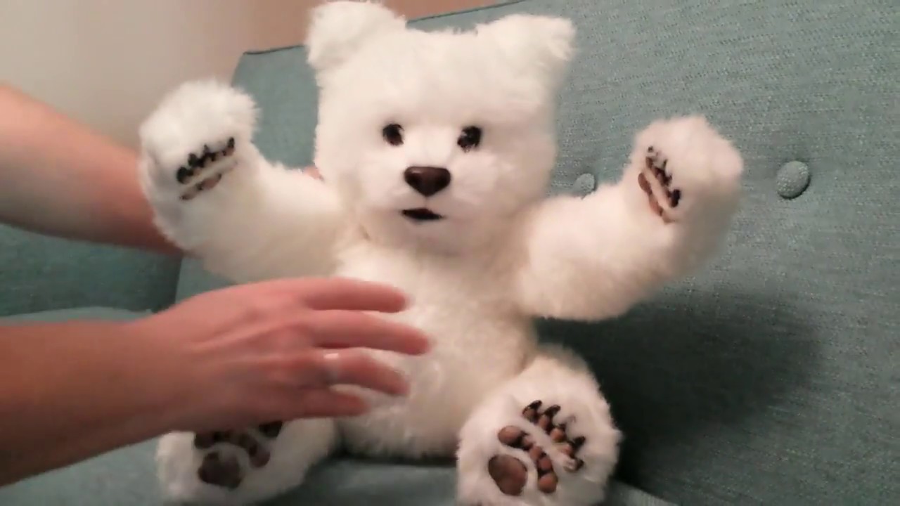 Hasbro FurReal Friends Luv Cubs 73901 White Bear Polar Plush From 2004