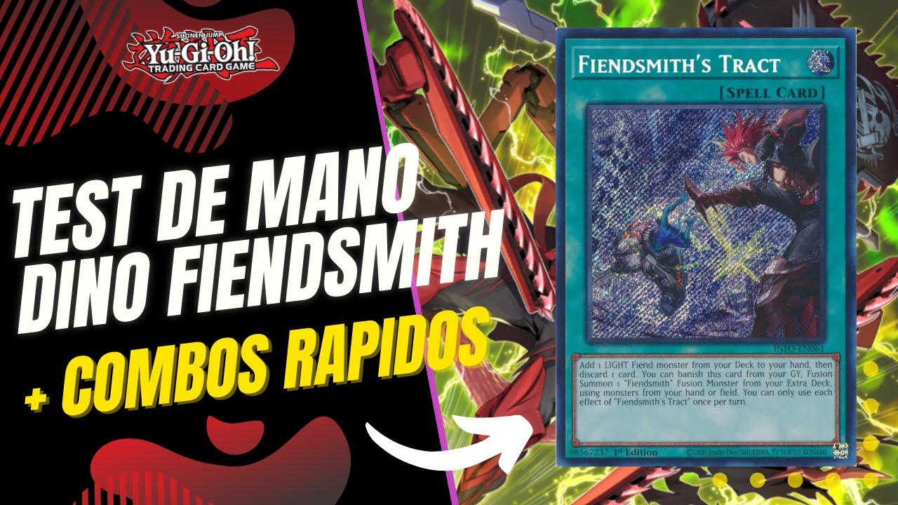 Yu-Gi-Oh! DINOSAUR FIENDSMITH 2026 TEST HAND  Testeo de mano ¿mejor versión Dino? 🦖