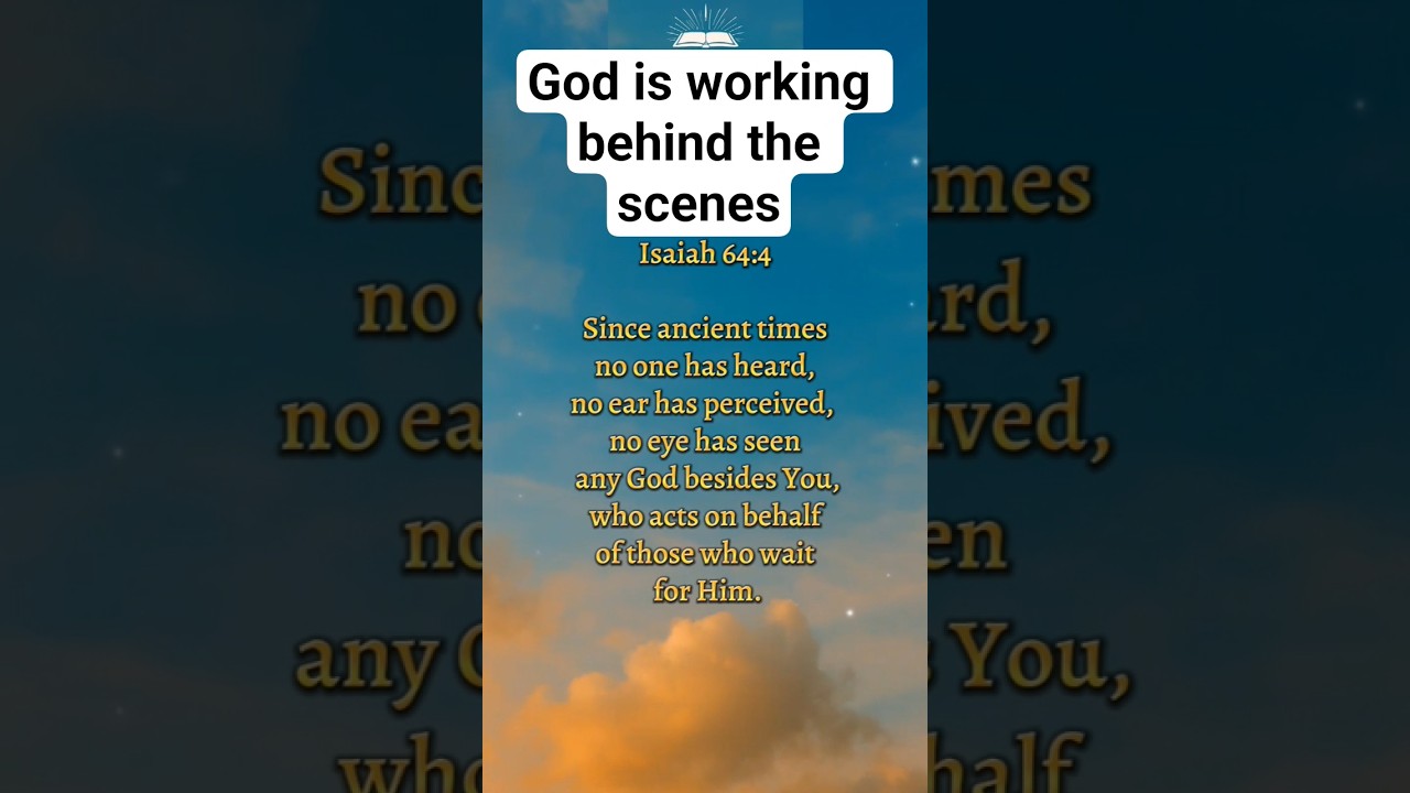 God works for those who wait #affirmations #godsays #motivation #bibleverse #dailyverse