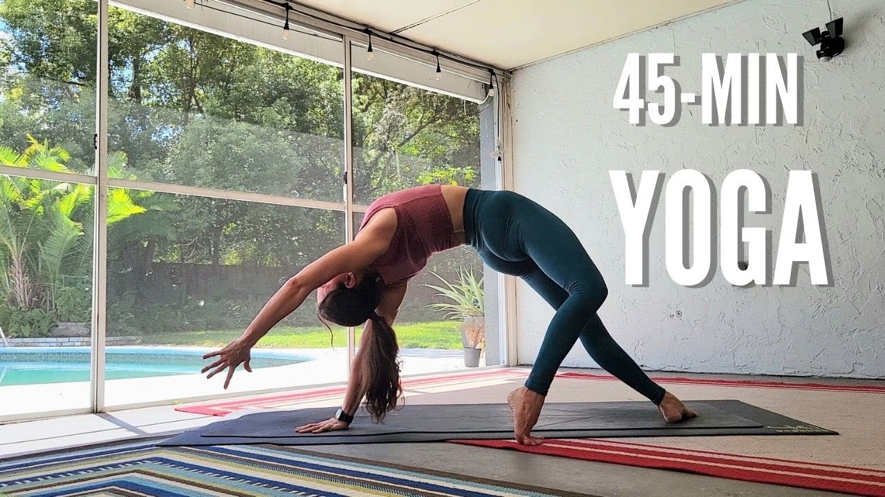 Back Body Strength and Flexibility Yoga | 45 Minute Flow for Glutes and Spine