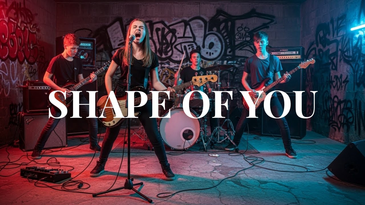 Shape of You – Ed Sheeran | Punk Rock Cover (Distorted Garage Punk)