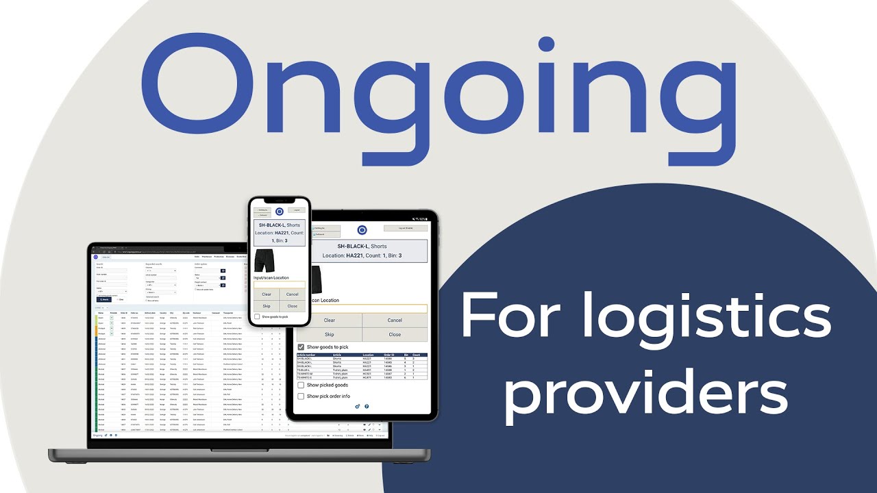 Introduction to Ongoing WMS for logistics providers (3PL)