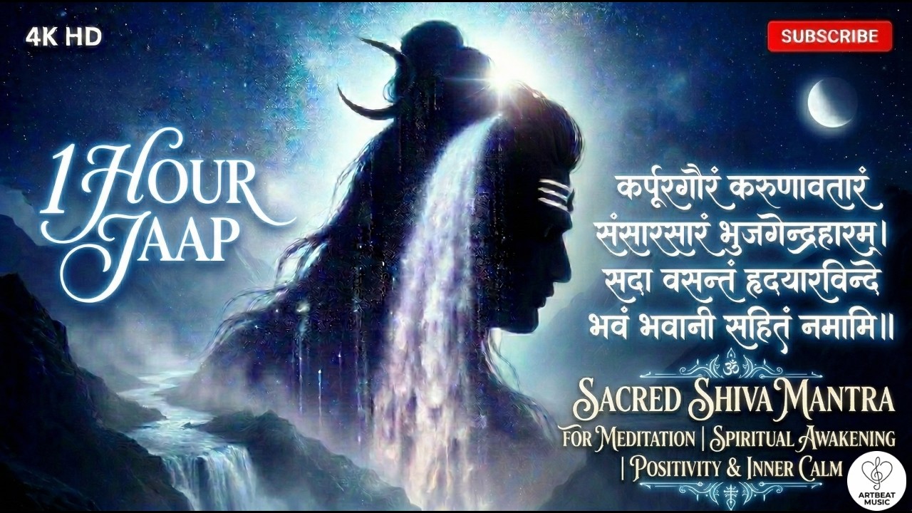 Karpoor Gauram Karunavataram | Powerful Shiva Mantra for Peace & Protection | Om Namah Shivaya - ABM