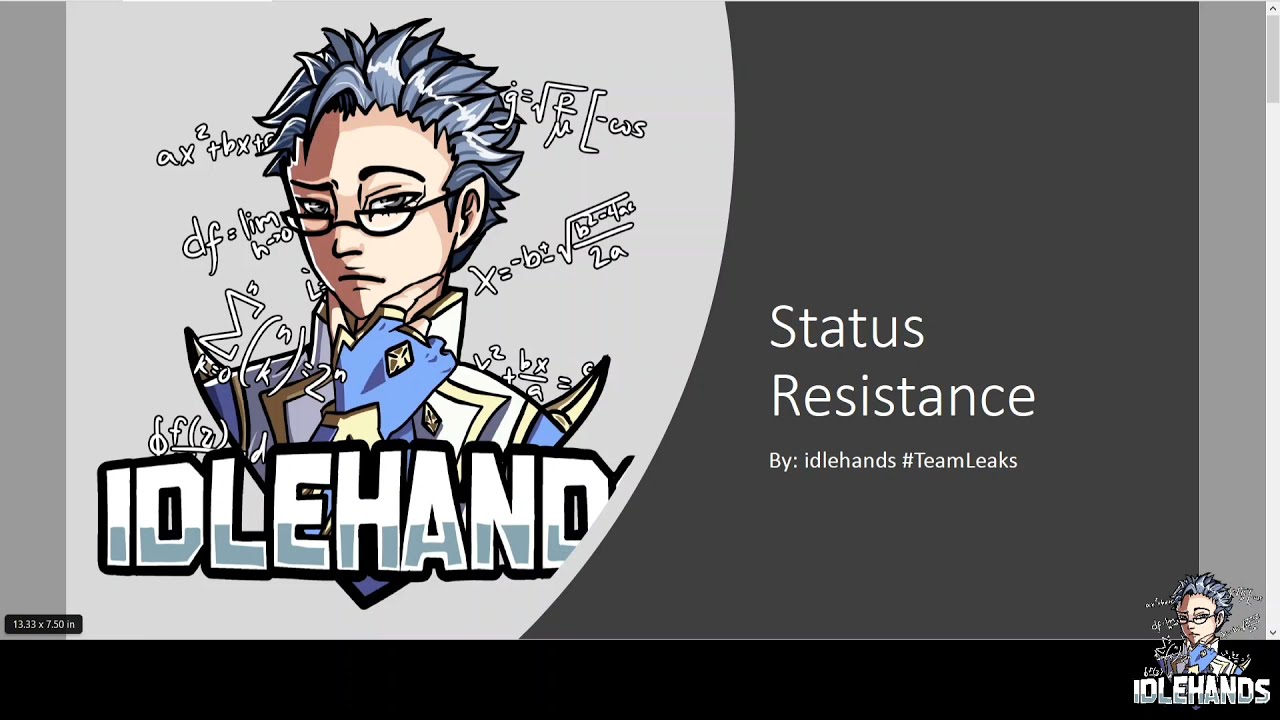 Status 101 - Understanding the fundamentals of Status Resistance