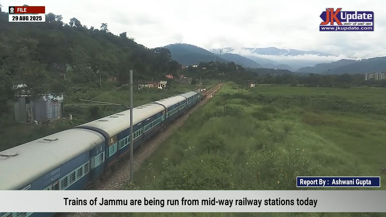 Trains of Jammu are being run from mid-way railway stations today