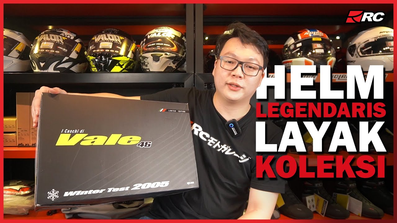 SPESIAL BANGET! AGV PISTA GP RR WINTER TEST ROSSI 2005, Helm Wajib Koleksi! - RC Unboxing -