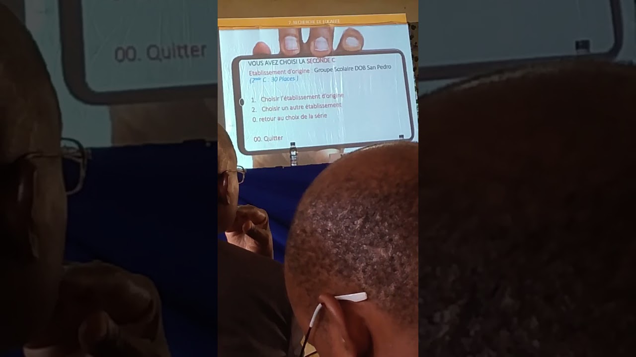 Processus d'orientation en ligne des &eacute;l&egrave;ves en classe de seconde