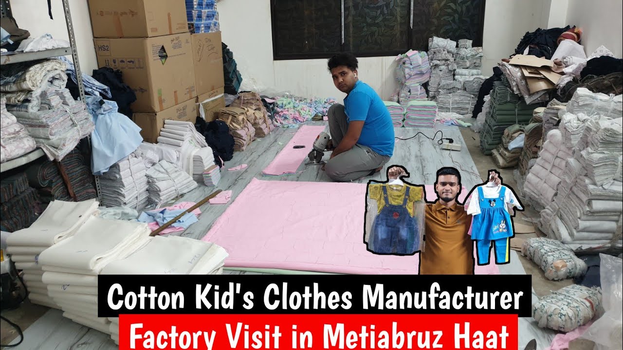 Cotton Kid's Wear Wholesale Market Kolkata Metiabruzhaat l Feasterville Special Collection 