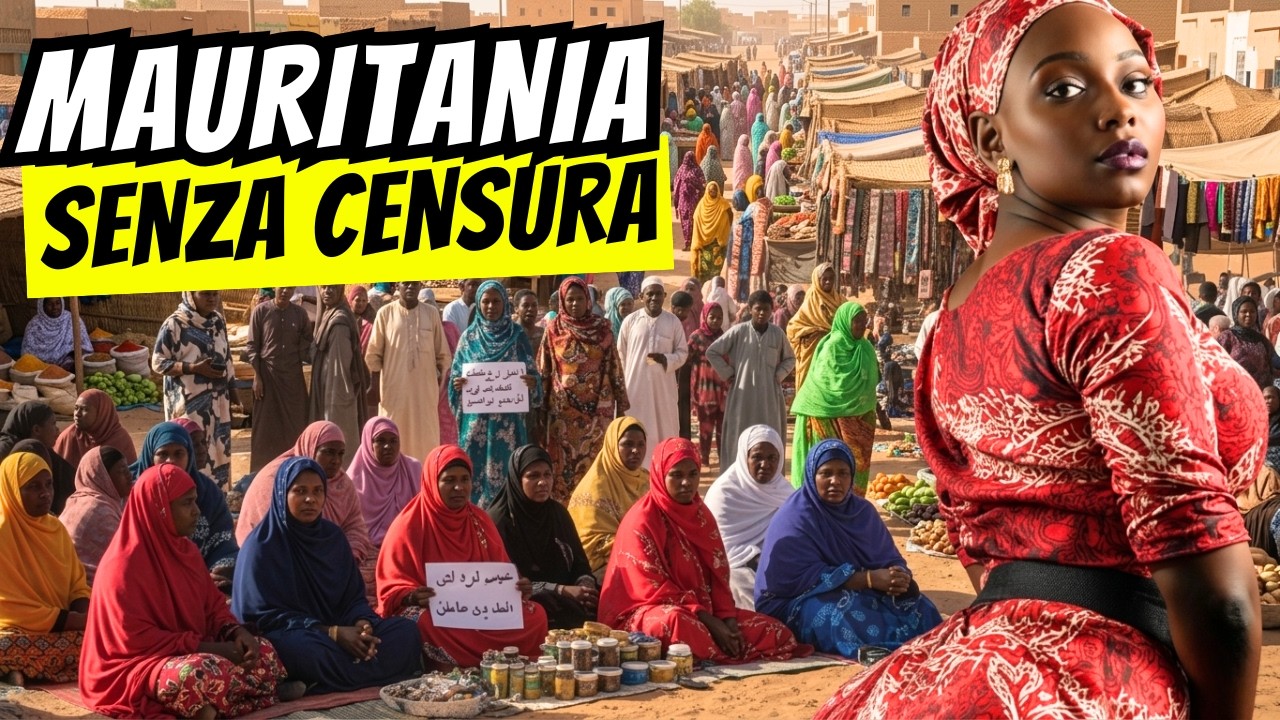 Questa &egrave; la vita in MAURITANIA, Il Paese Del DESERTO E Del MERCATO Delle DIVORZIATE