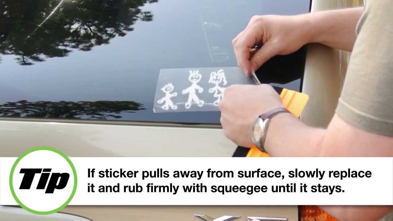 How To Install Original Family Stickers