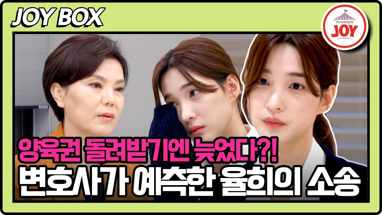 [#이제혼자다] 드디어 힘든 싸움을 결심한 율희와 변호사가 양육권 소송을 부정적으로 바라본 이유 #TV조선조이 #TVCHOSUNJOY (TV CHOSUN 241105 방송)