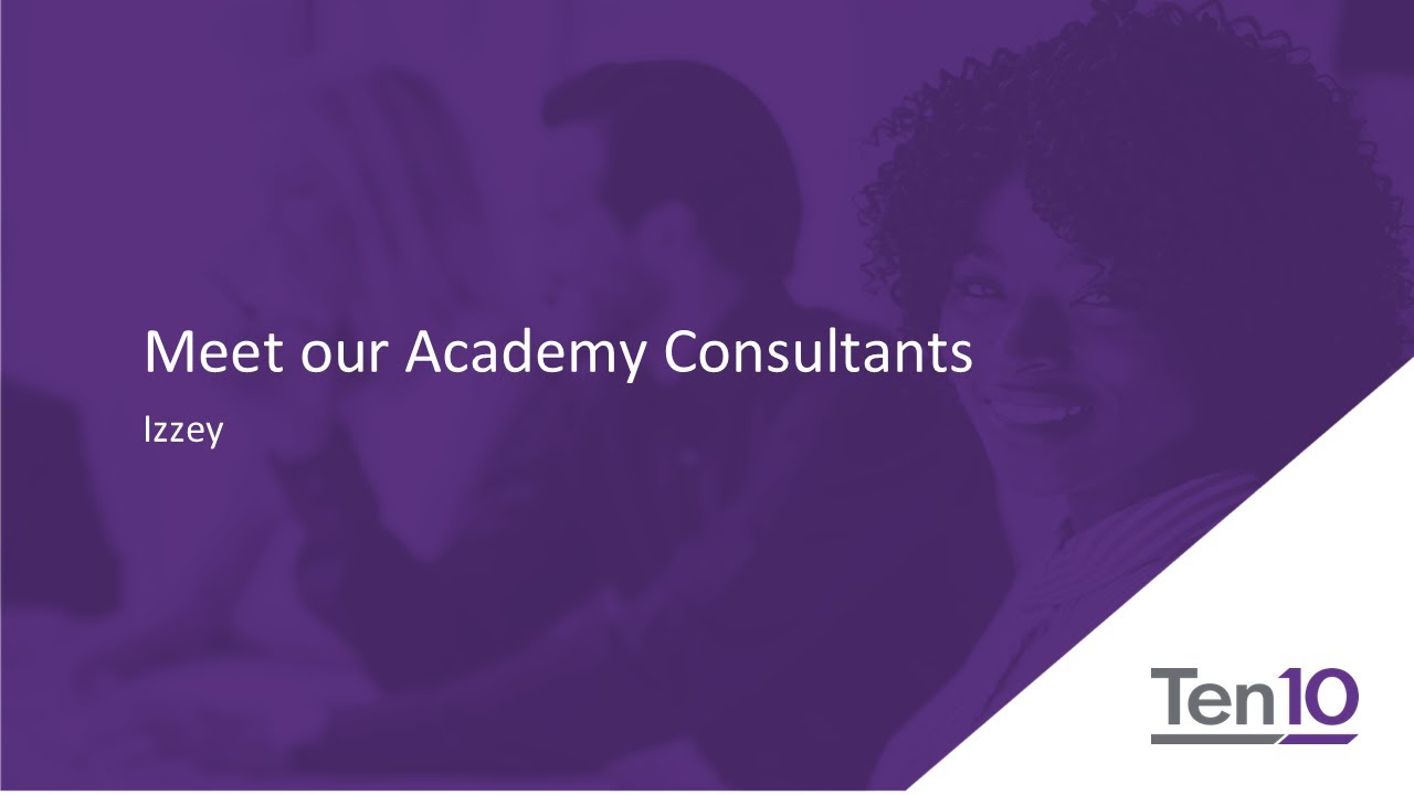 Meet our Academy Consultants - Izzey