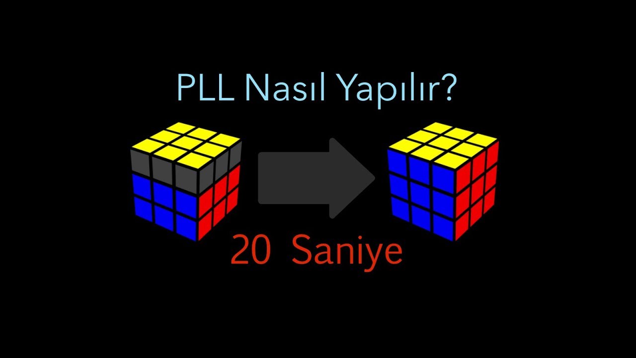 PLL ile 20 Saniyede Rubik Küp Nasıl Çözülür İleri Seviye CFOP Methodu Zeka Küpü Nasıl Çözülür |3|
