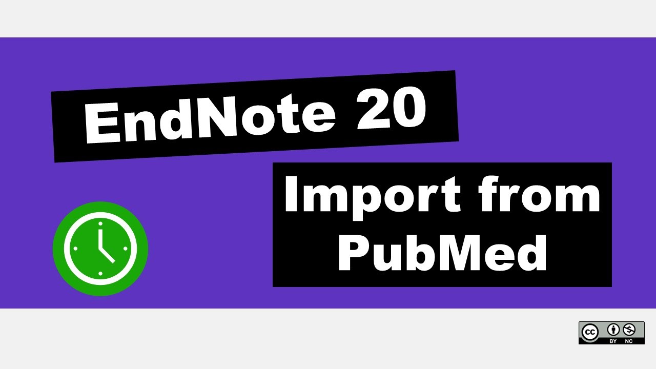 Import References into EndNote 20 from PubMed | Five Minute Friday