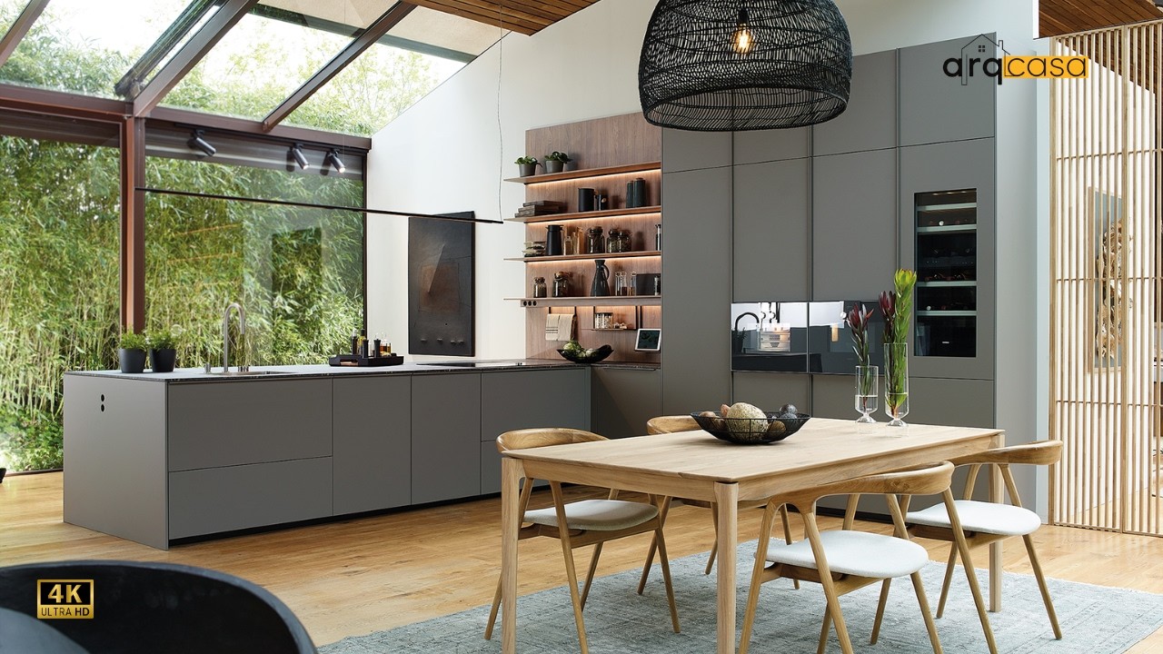 120 Inspira&ccedil;&otilde;es de Cozinhas Modernas com Estilo e Tons Escuros!