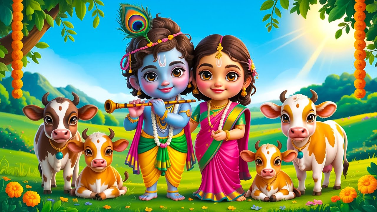 छोटी छोटी गैया - Choti Choti Gaiya Chote Chote Gwal | Krishna Bal Leela | Little Krishna Song