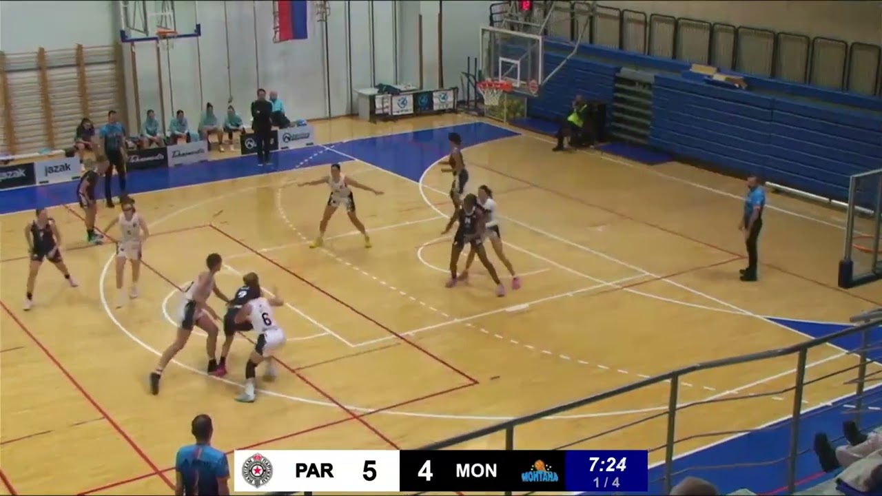 ZKK Partizan 59-46 BC Montana 2003 WABA-League Season 2025/26 Round 13