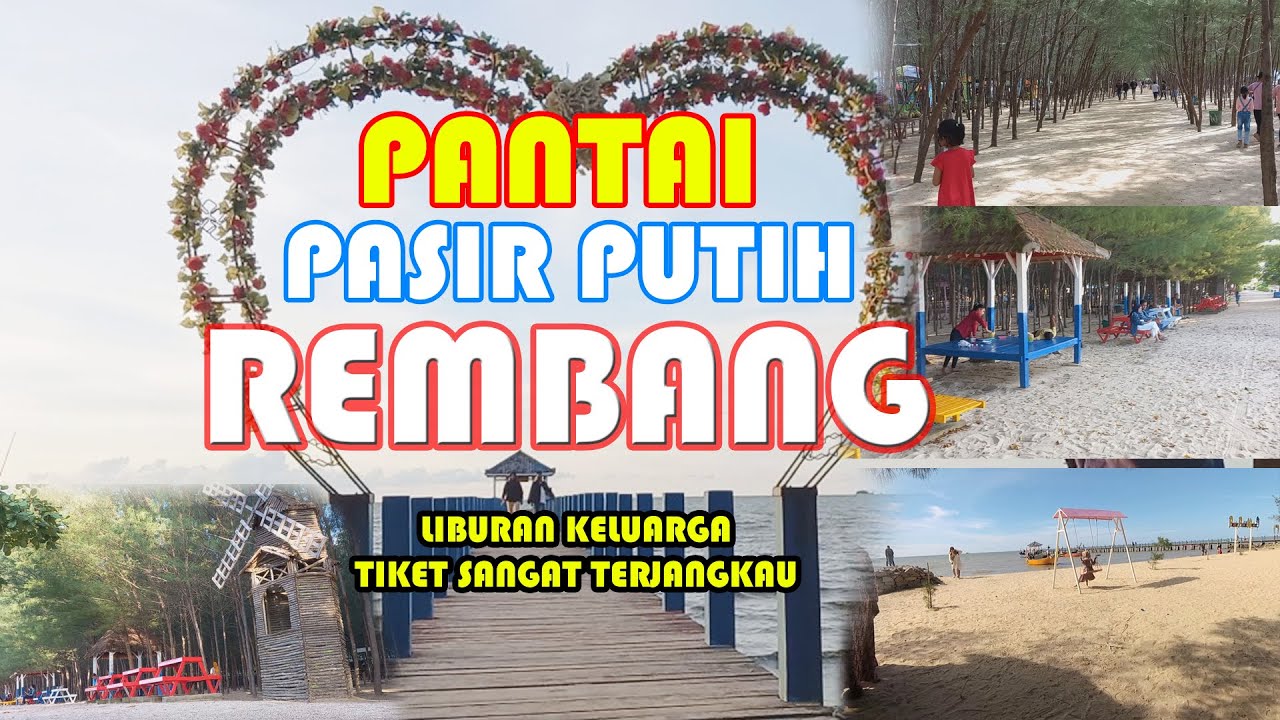 PANTAI PASIR PUTIH WATES REMBANG, WISATA KELUARGA JAWA TENGAH, WISATA REMBANG, WISATA PANTAI REMBANG