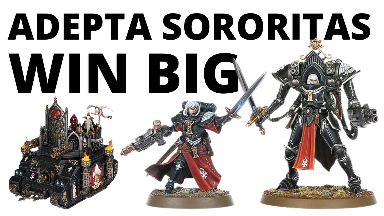 Adepta Sororitas Win a Grand Tournament - Four Strong Army Lists for Sisters of Battle!