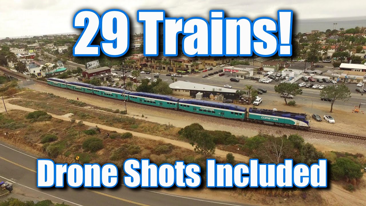Railfanning the Surf Line over Memorial Day Weekend - 4K