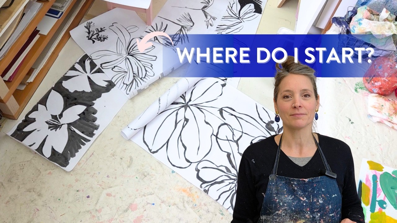 At the Beginning of a Painting Series (Sketches, Studies & Ideas)