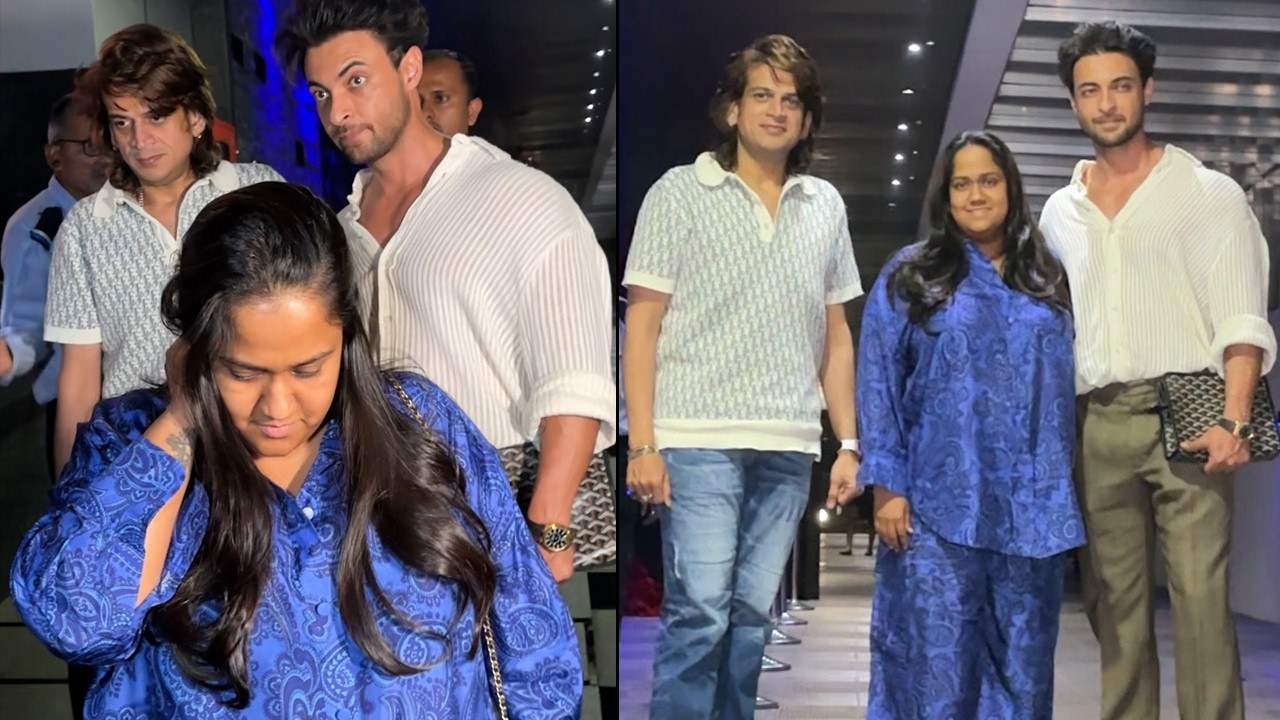 Aayush Sharma With Wife Arpita Khan Spotted In Bandra | MS shorts