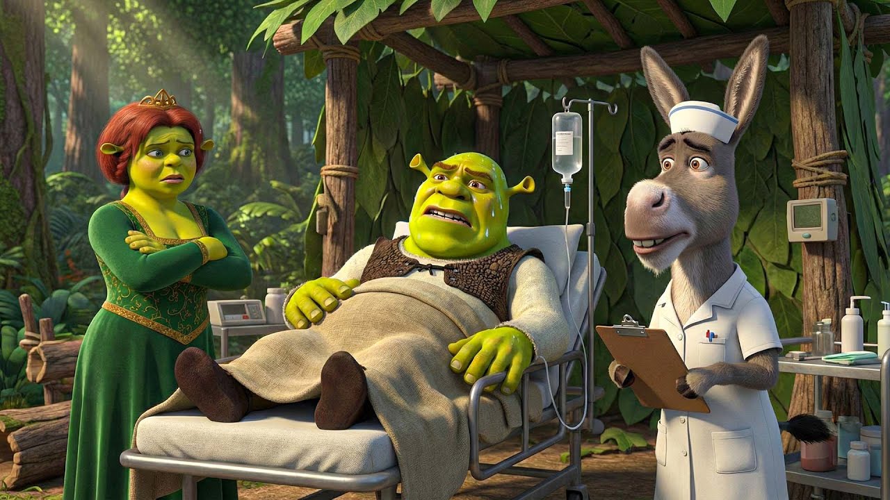Midnight Noise in the Kitchen! 🌙 Shrek’s Hilarious Investigation | Funny Shrek Animation