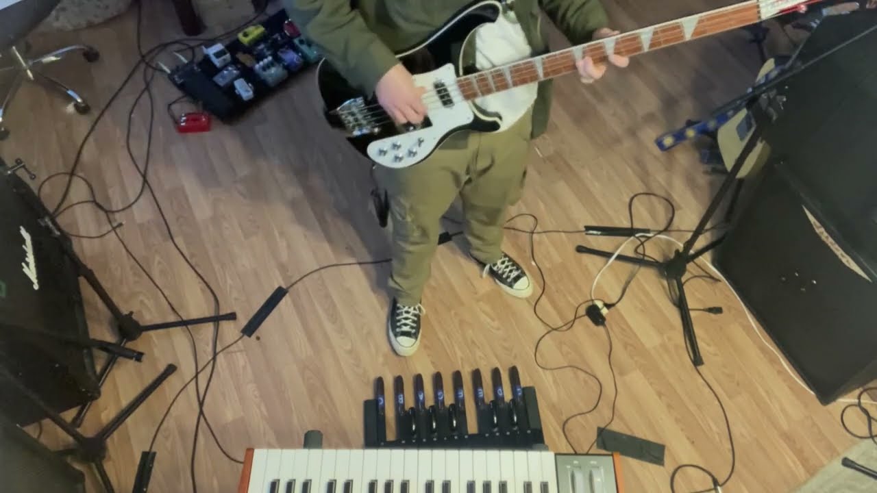 Rush- Tom Sawyer bass, synth, and foot pedal cover