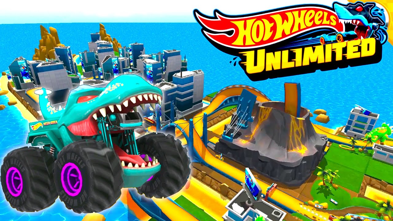 Hot Wheels Unlimited – Unlock News Cars Motosaurus, Sharkruiser, Dune It Up and Futurismo - Races