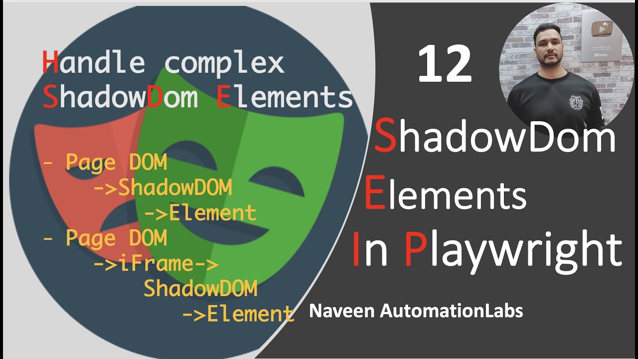 #12 — Обработка элементов ShadowDom в Playwright || Playwright с Java