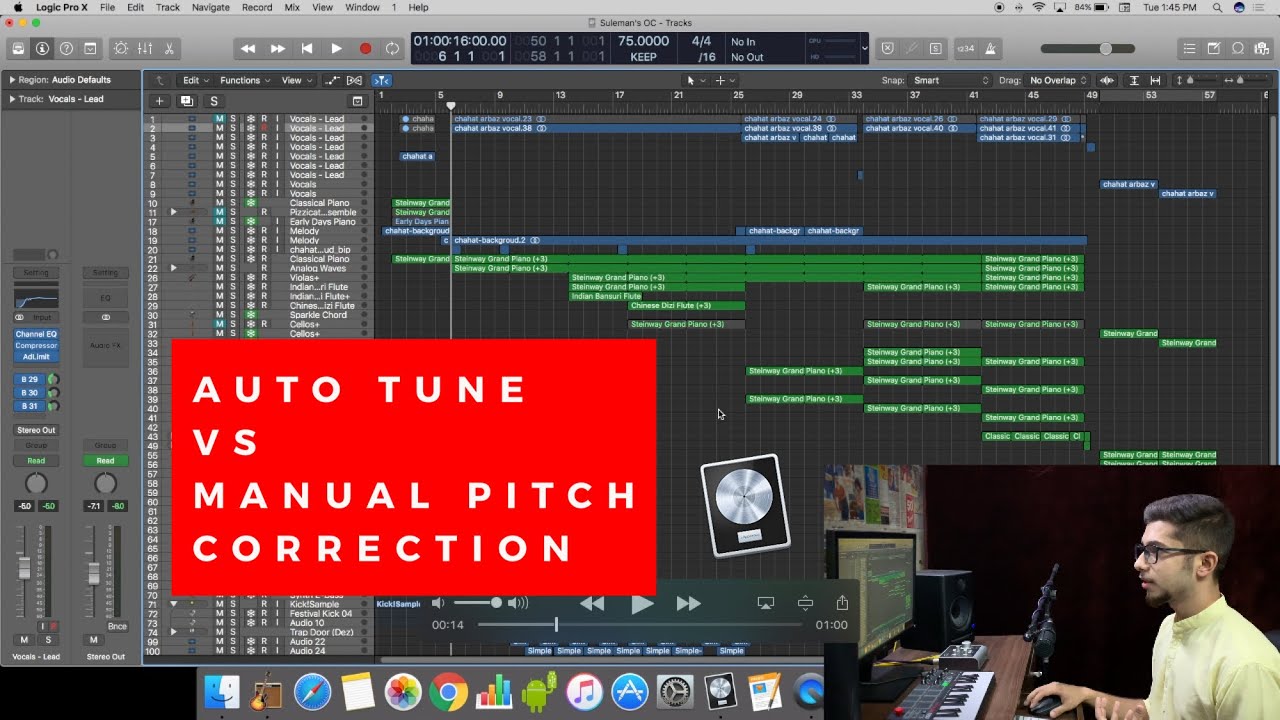 (In Hindi) Auto Tune Vs Manual Pitch Correction | Mix With Vasudev