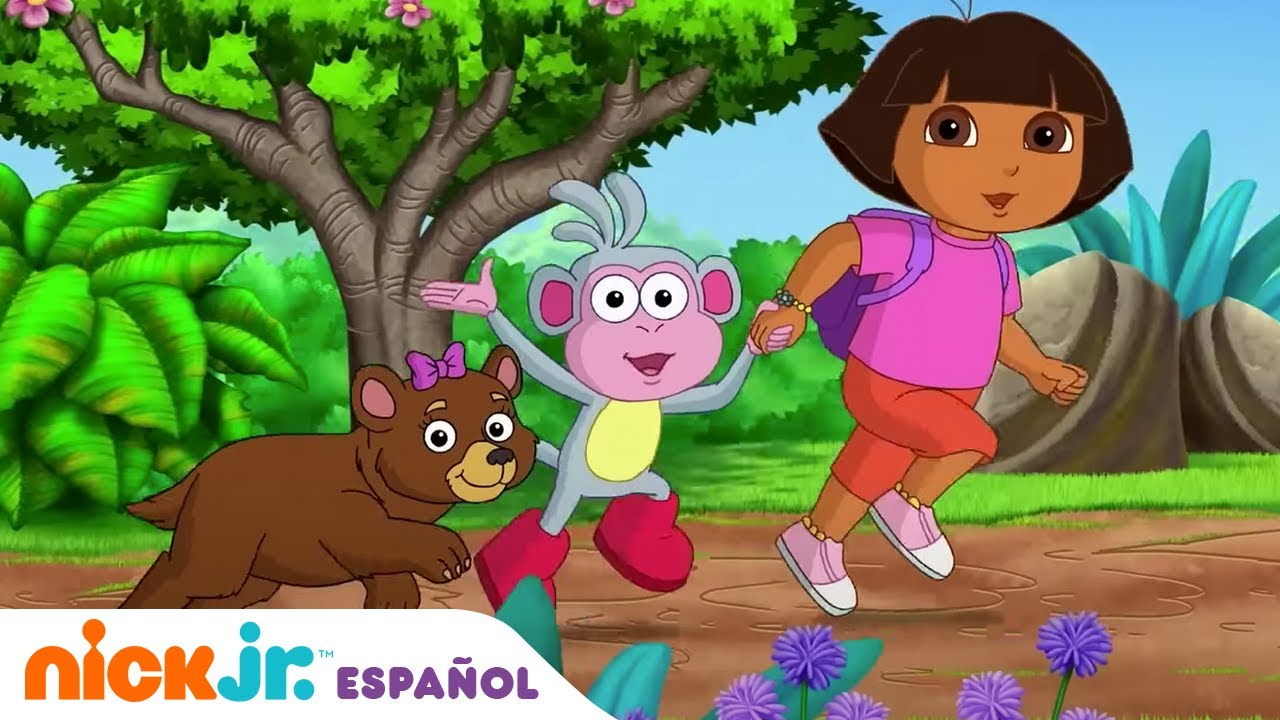 Dora rescata a una osa bebé con mucho sueño. | Nick Jr. en Español