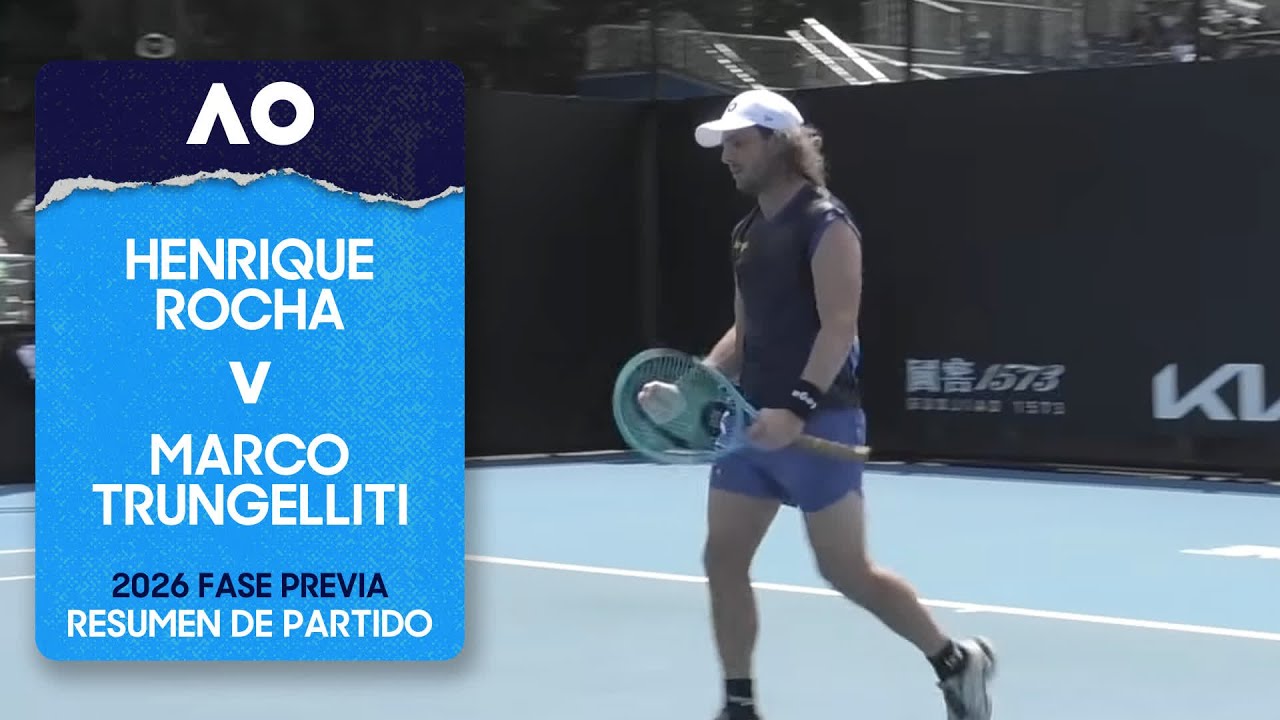 Henrique Rocha v Marco Trungelliti Resumen con IA | Australian Open 2026 Fase Previa