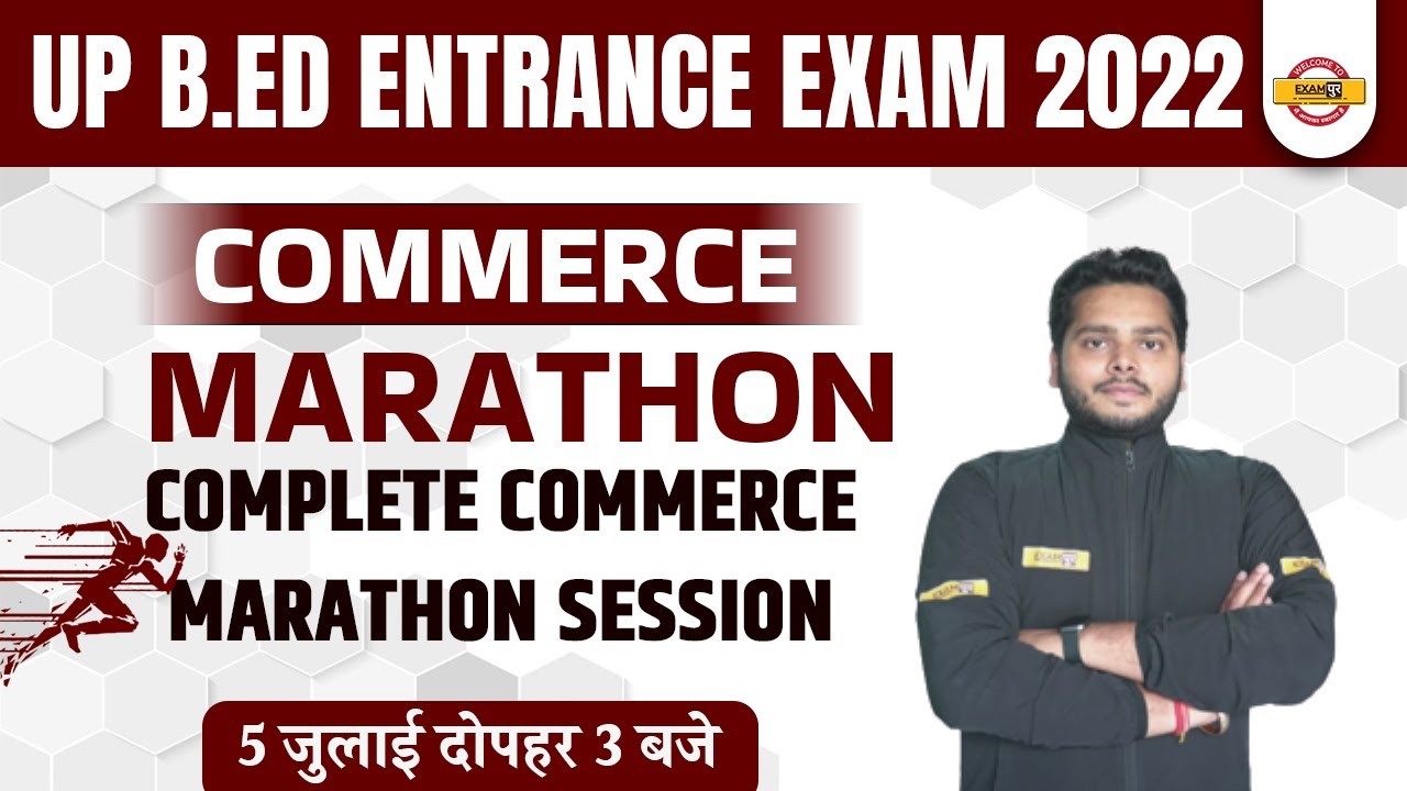 Commerce for B.Ed Entrance Exam | UP BED Commerce Marathon | Commerce by Abhishek Sir