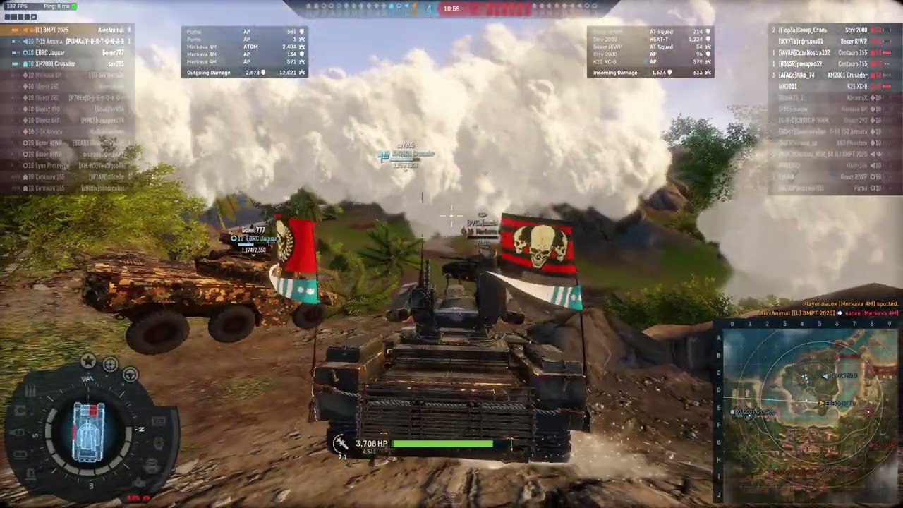 Armored-Warfare | Tier 11 BMPT MOD.2025 | PVP | 1 VS 3 = Red Flags