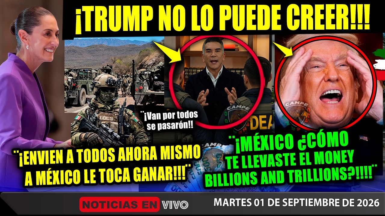 SE ACAB&Oacute; TRUMP! NO LO PUEDE CREER, SHEINBAUM &iexcl;BILLETIZA LOCA! ALITO SALE A LLORAR POR ESTO HOY