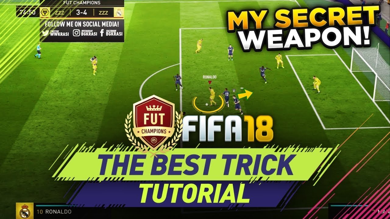 FIFA 18 MY SECRET WEAPON in FUT CHAMPIONS - BEST MOVE - ADVANCED DRAG BACK