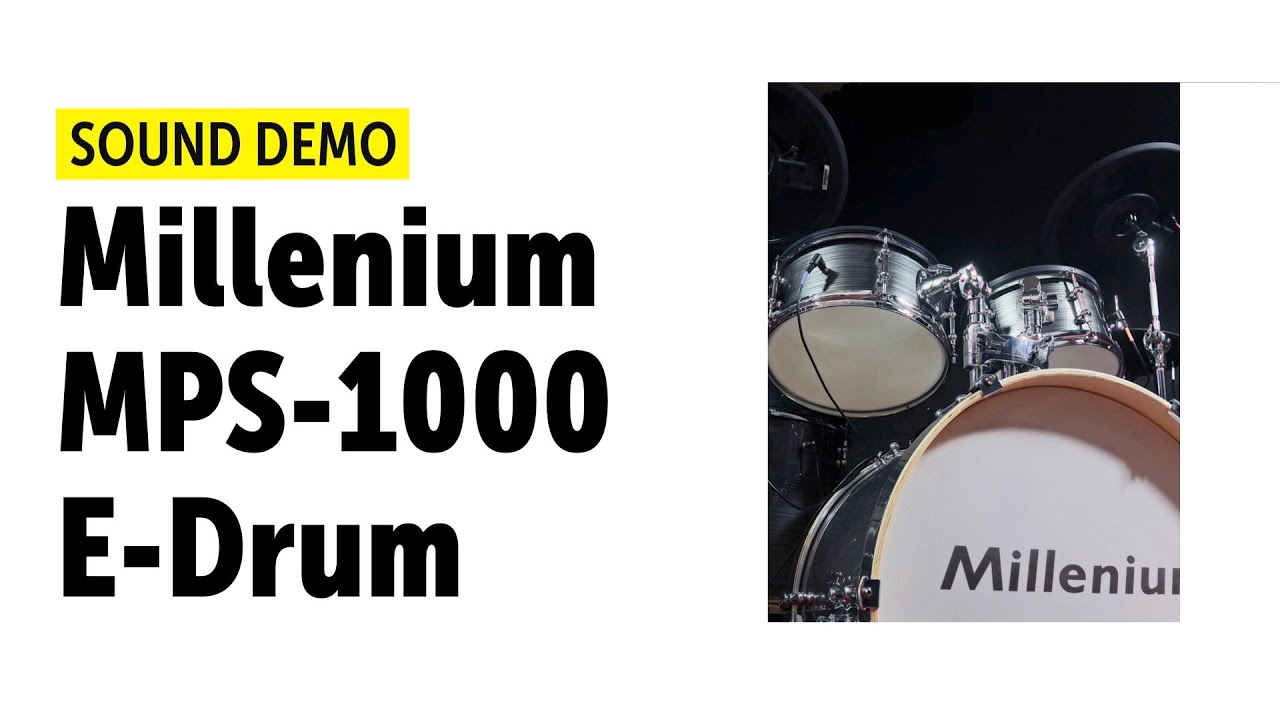 Millenium | MPS-1000 | E-Drum | Sound Demo