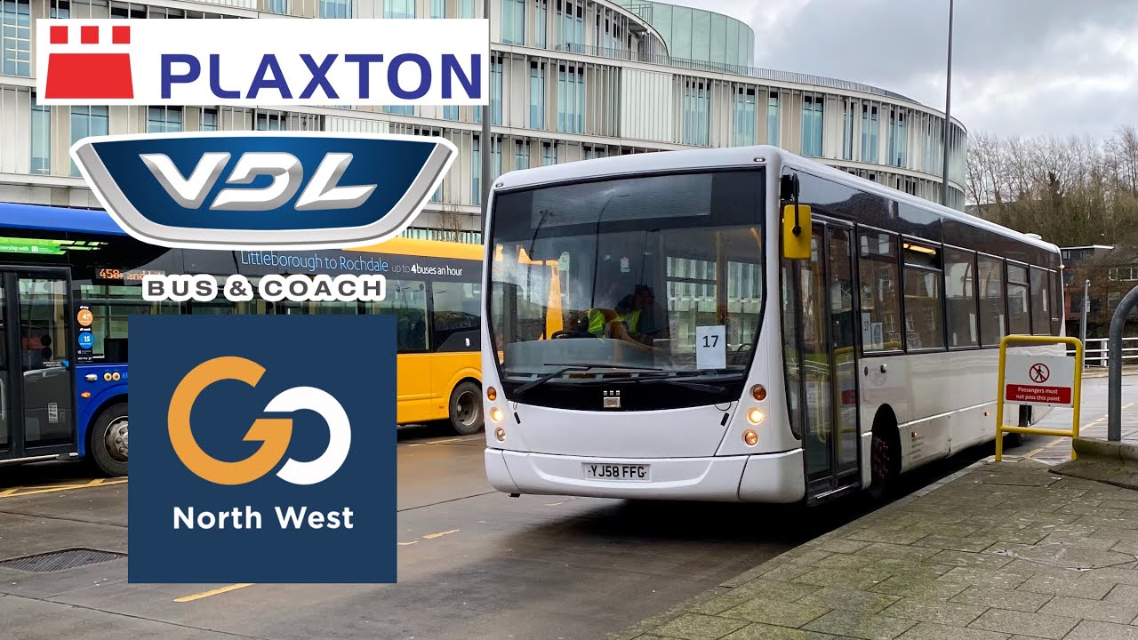 [Atlantic Travel: 17 Rochdale to Manchester Go North West Strike] Plaxton Centro VDL SB200 (YJ58FFG)
