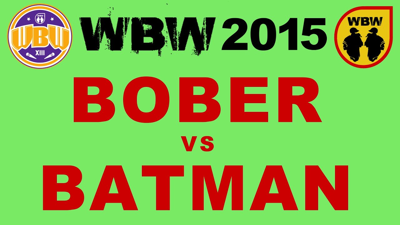 Bober 🆚 Batman 🎤 WBW 2015 Białystok (freestyle rap battle)