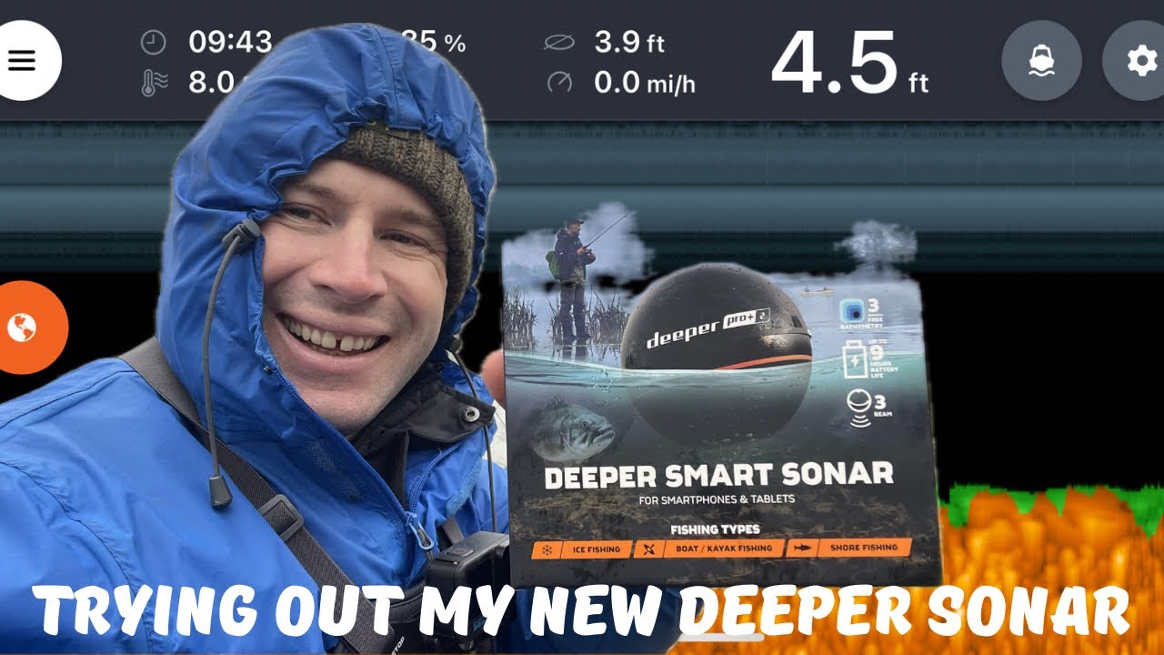 Испытываю свой новый эхолот Deeper Smart Pro + 2 — методная фидерная рыбалка