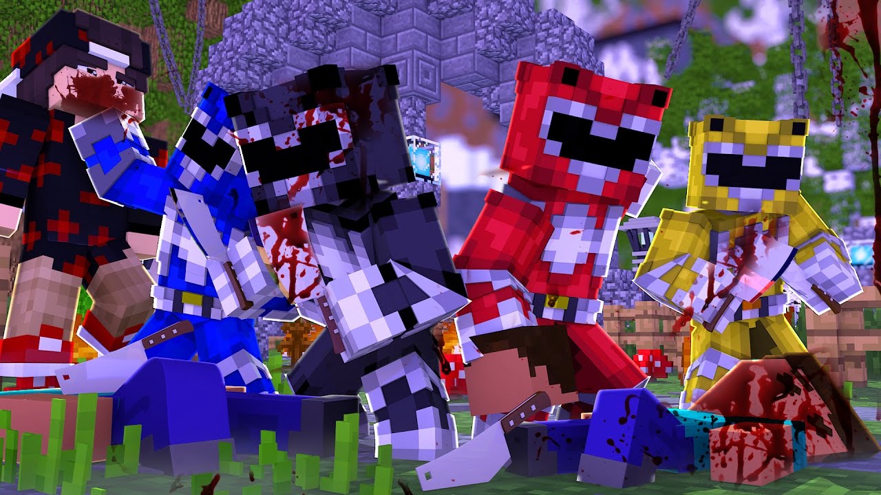 Minecraft: MURDER - POWER RANGERS ASSASSINOS!