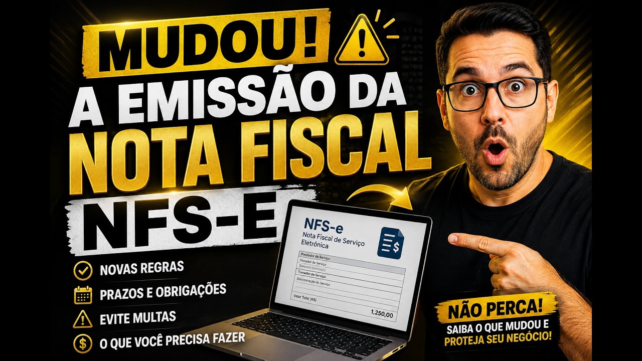 MUDOU A EMISS&Atilde;O DA NOTA FISCAL NFS E