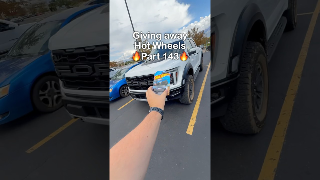 He looked a little confused, but I&rsquo;m sure he loved it!😁 #thebusyb #hotwheels #fordraptor