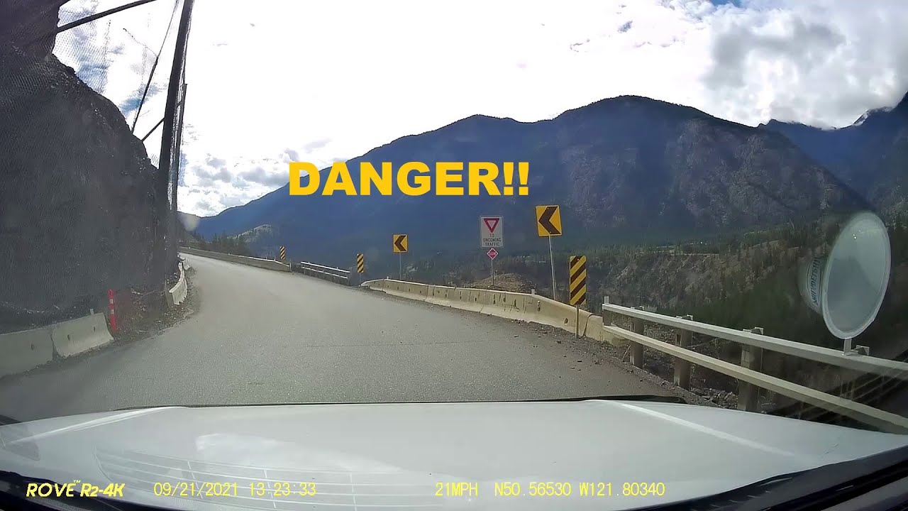 Fraser Valley Canyons Driving Cam Highlights - Unique British Columbia Terrain and Scary Roads!